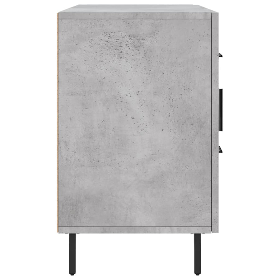 Dressoir 100X36X60 Cm Bewerkt Hout Betongrijs