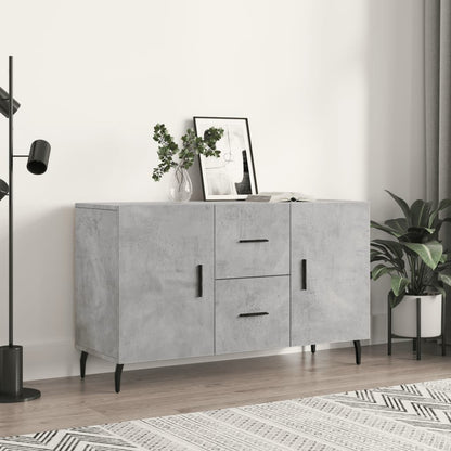 Dressoir 100X36X60 Cm Bewerkt Hout Betongrijs