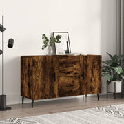 Sideboard 100x36x60 cm engineered wood smoked oak look