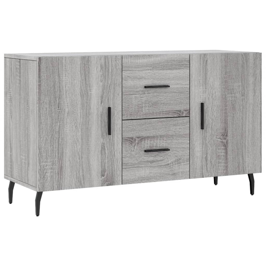 Dressoir 100X36X60 Cm Bewerkt Hout Grijs Sonoma Eikenkleurig
