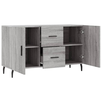 Dressoir 100X36X60 Cm Bewerkt Hout Grijs Sonoma Eikenkleurig