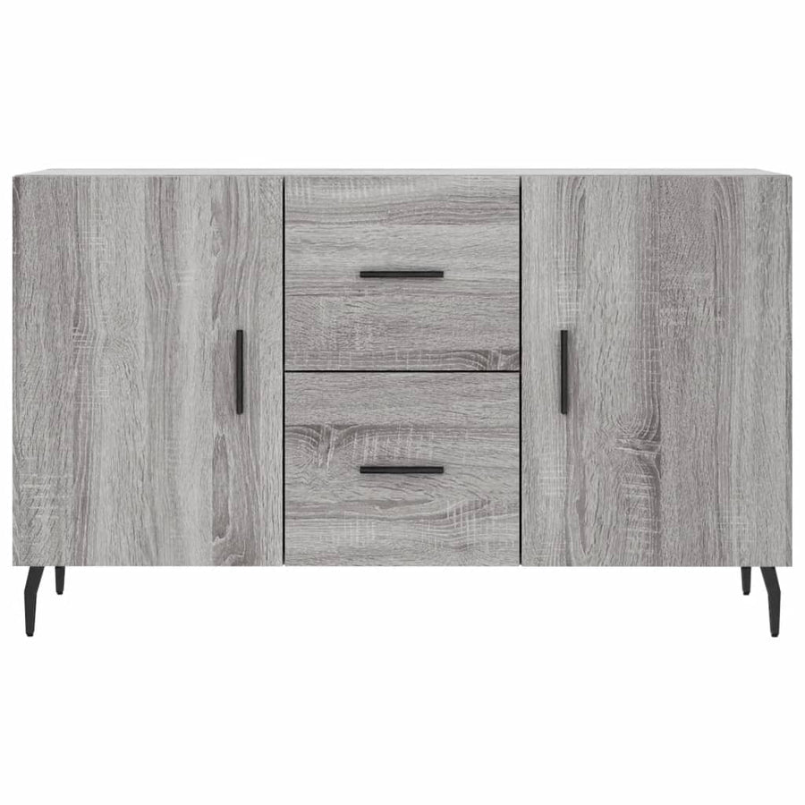 Dressoir 100X36X60 Cm Bewerkt Hout Grijs Sonoma Eikenkleurig