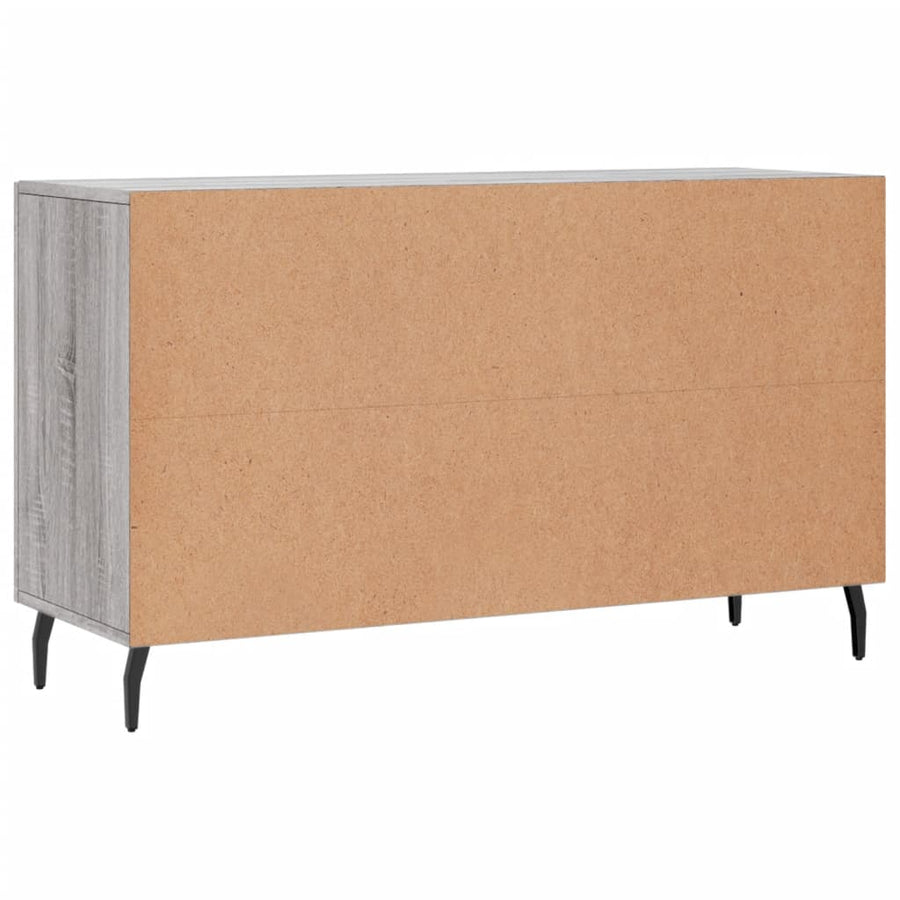Dressoir 100X36X60 Cm Bewerkt Hout Grijs Sonoma Eikenkleurig