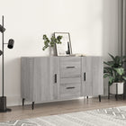 Dressoir 100x36x60 cm grijs sonoma eiken