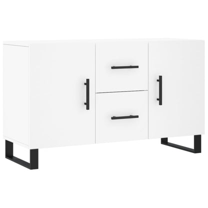 Dressoir 100X36X60 Cm Bewerkt Hout Wit