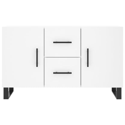 Dressoir 100X36X60 Cm Bewerkt Hout Wit