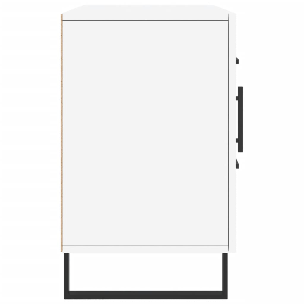 Dressoir 100X36X60 Cm Bewerkt Hout Wit