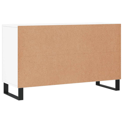 Dressoir 100X36X60 Cm Bewerkt Hout Wit