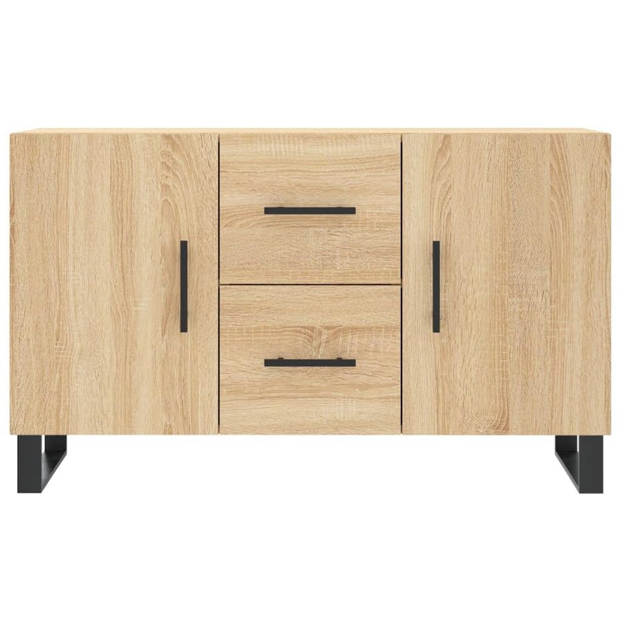 Dressoir 100X36X60 Cm Bewerkt Hout Sonoma Eikenkleurig