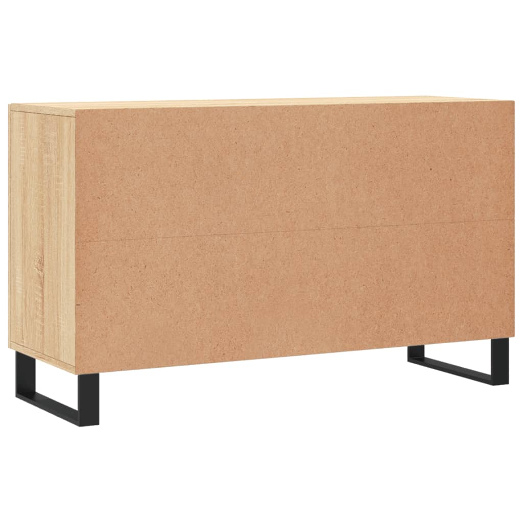 Dressoir 100X36X60 Cm Bewerkt Hout Sonoma Eikenkleurig