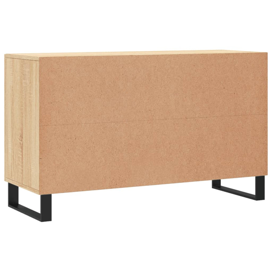 Dressoir 100X36X60 Cm Bewerkt Hout Sonoma Eikenkleurig