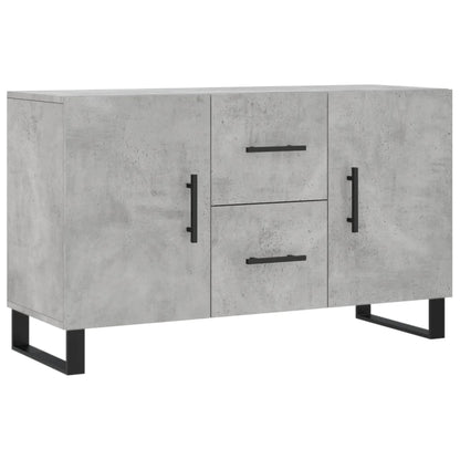 Dressoir 100X36X60 Cm Bewerkt Hout Betongrijs