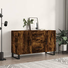 Sideboard 100x36x60 cm engineered wood smoked oak look