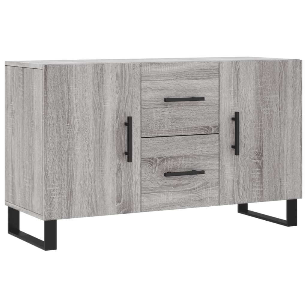 Dressoir 100X36X60 Cm Bewerkt Hout Grijs Sonoma Eikenkleurig