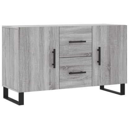 Dressoir 100X36X60 Cm Bewerkt Hout Grijs Sonoma Eikenkleurig