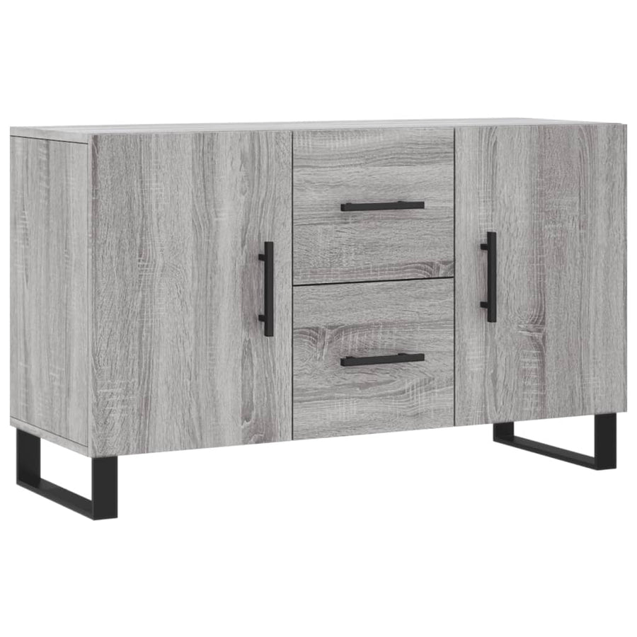 Dressoir 100X36X60 Cm Bewerkt Hout Grijs Sonoma Eikenkleurig
