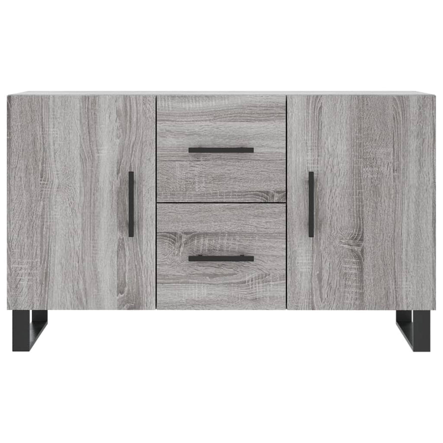 Dressoir 100X36X60 Cm Bewerkt Hout Grijs Sonoma Eikenkleurig