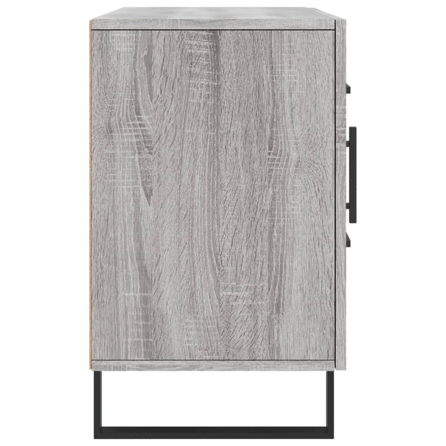 Dressoir 100X36X60 Cm Bewerkt Hout Grijs Sonoma Eikenkleurig