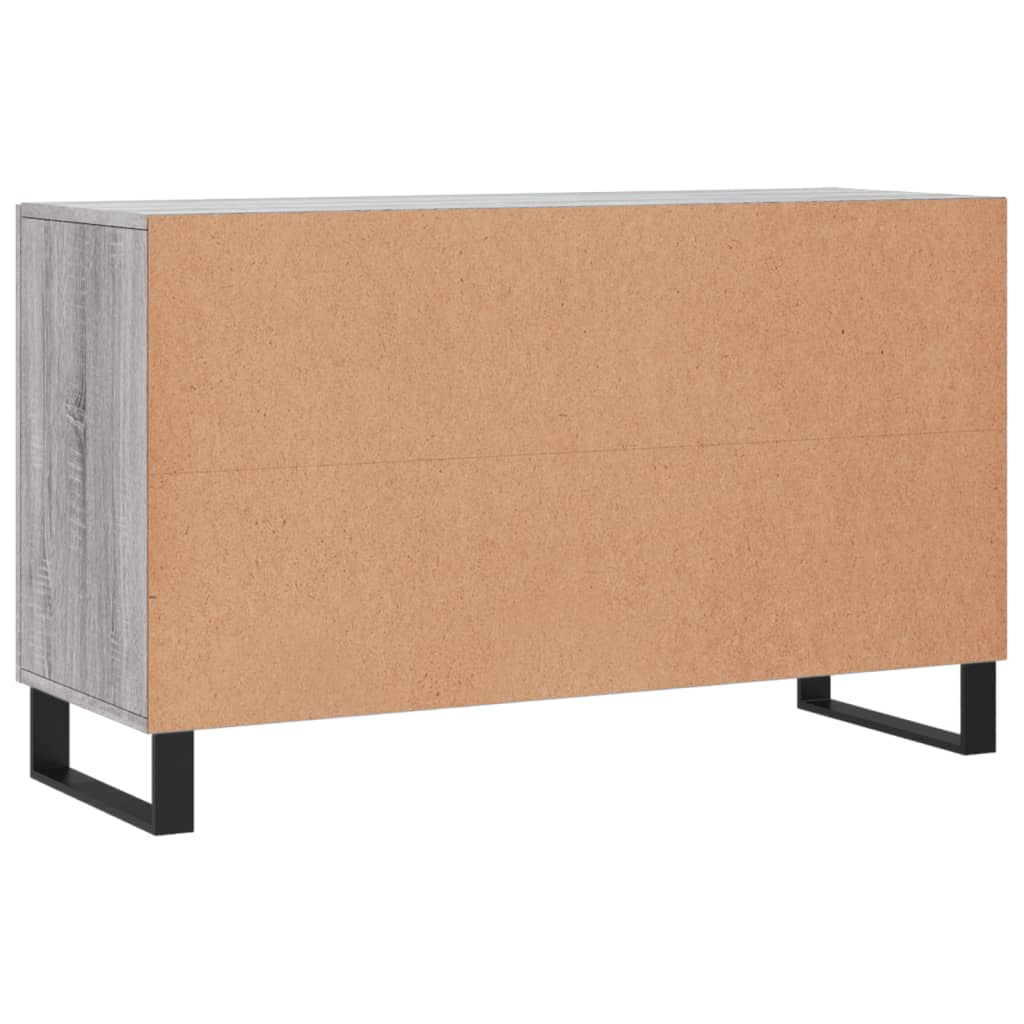 Dressoir 100X36X60 Cm Bewerkt Hout Grijs Sonoma Eikenkleurig