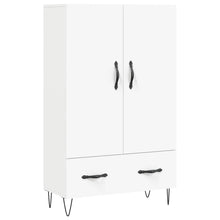 Hoge Kast 69,5X31X115 Cm Bewerkt Hout Wit