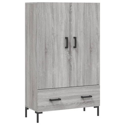 Hoge Kast 69,5X31X115 Cm Bewerkt Hout Grijs Sonoma Eikenkleurig