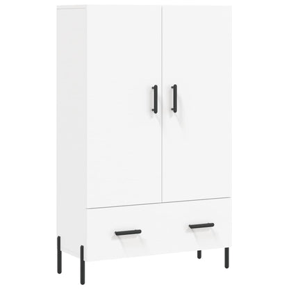 Hoge Kast 69,5X31X115 Cm Bewerkt Hout Wit