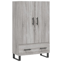 Hoge Kast 69,5X31X115 Cm Bewerkt Hout Grijs Sonoma Eikenkleurig