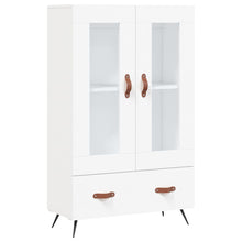Hoge Kast 69,5X31X115 Cm Bewerkt Hout Wit