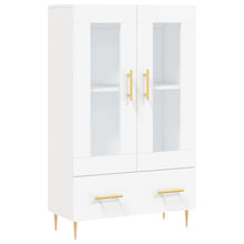 Hoge Kast 69,5X31X115 Cm Bewerkt Hout Wit