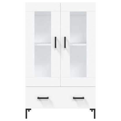 Hoge Kast 69,5X31X115 Cm Bewerkt Hout Wit