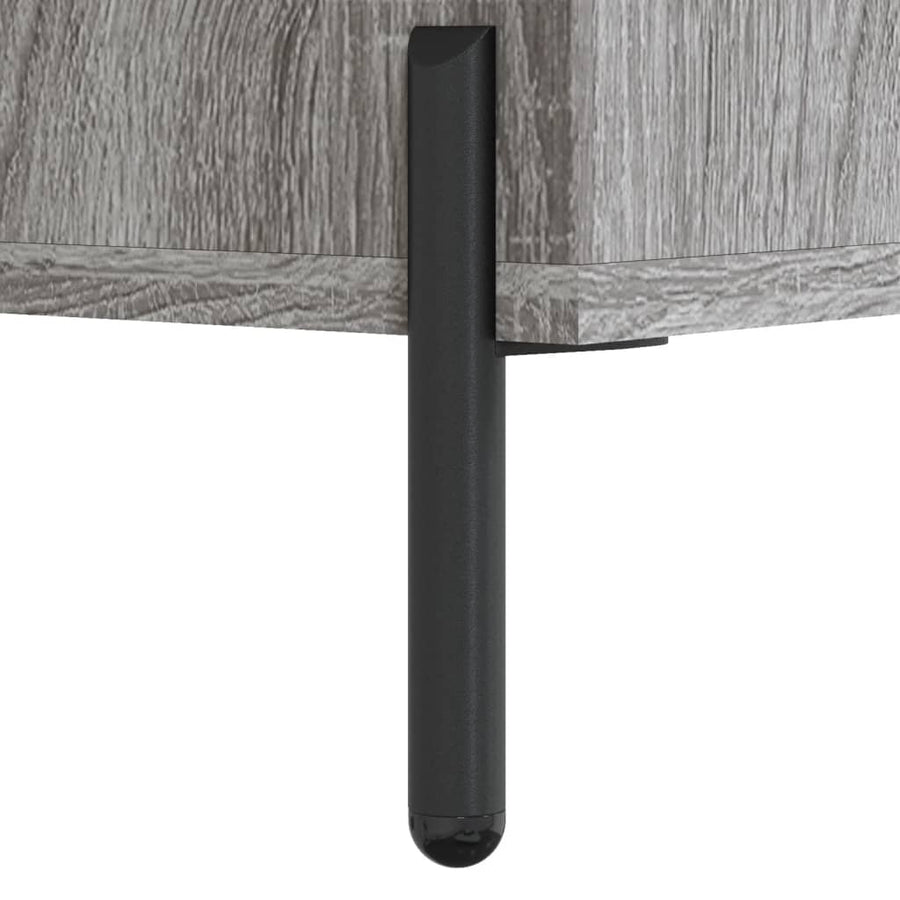 Hoge Kast 69,5X31X115 Cm Bewerkt Hout Grijs Sonoma Eikenkleurig