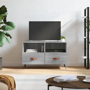 Tv-meubel 80x36x50 cm grijs sonoma eiken
