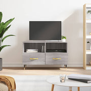 Tv-meubel 80x36x50 cm grijs sonoma eiken bewerkt hout