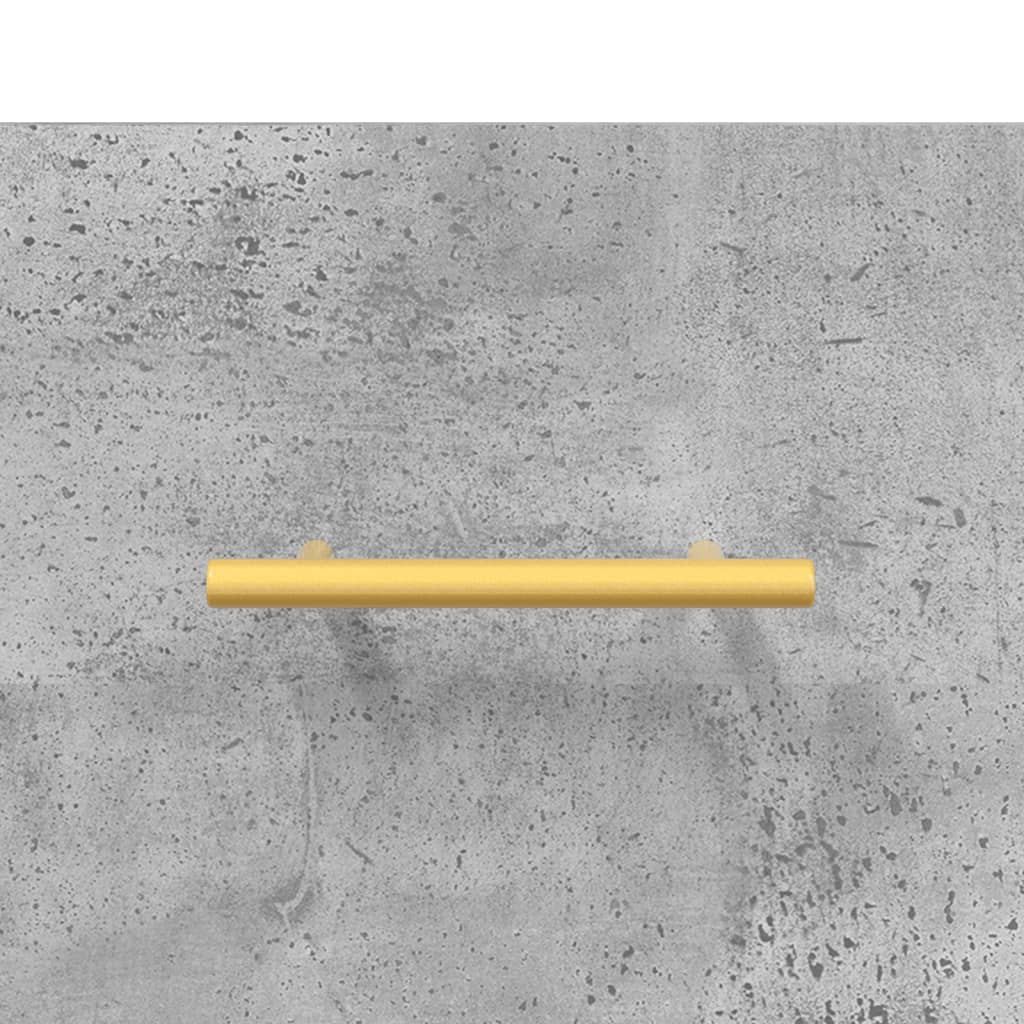 Tv-Meubel 80X36X50 Cm Bewerkt Hout Betongrijs