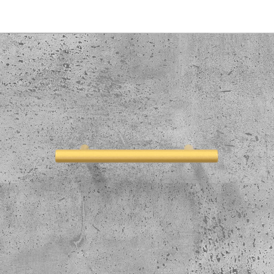 Tv-Meubel 80X36X50 Cm Bewerkt Hout Betongrijs