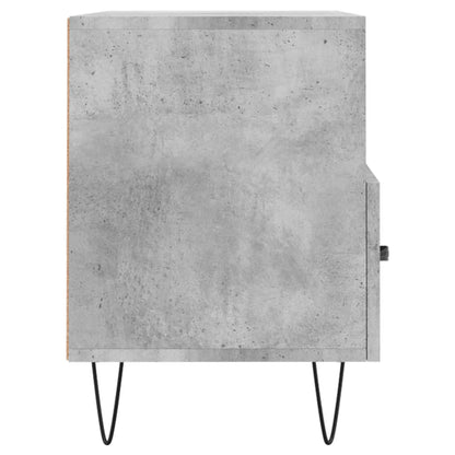 Tv-Meubel 80X36X50 Cm Bewerkt Hout Betongrijs