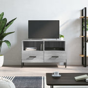 Tv-meubel 80x36x50 cm grijs sonoma eiken
