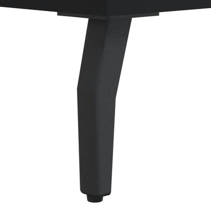 Tv-Meubel 80X36X50 Cm Bewerkt Hout Zwart