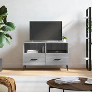Tv-meubel 80x36x50 cm grijs sonoma eiken