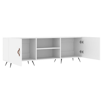 Tv-Meubel 50X30X50 Cm Bewerkt Hout Wit