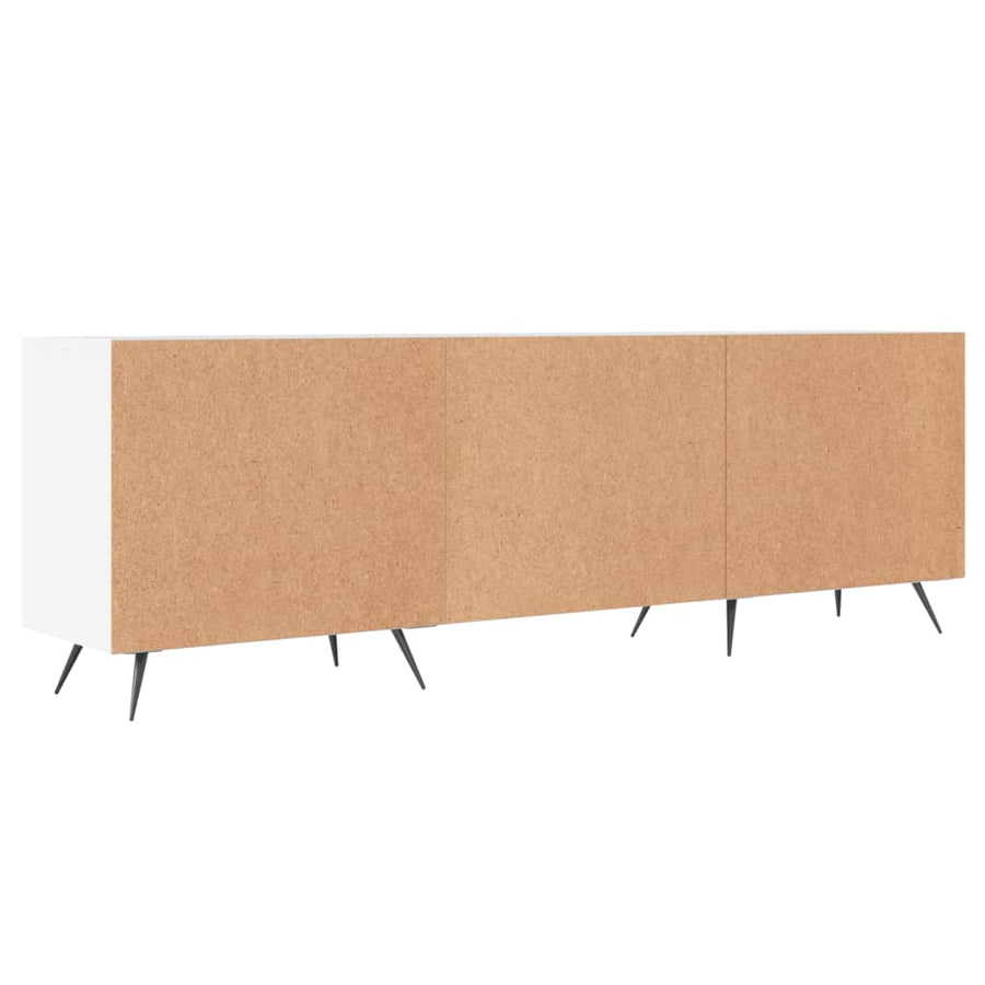 Tv-Meubel 50X30X50 Cm Bewerkt Hout Wit