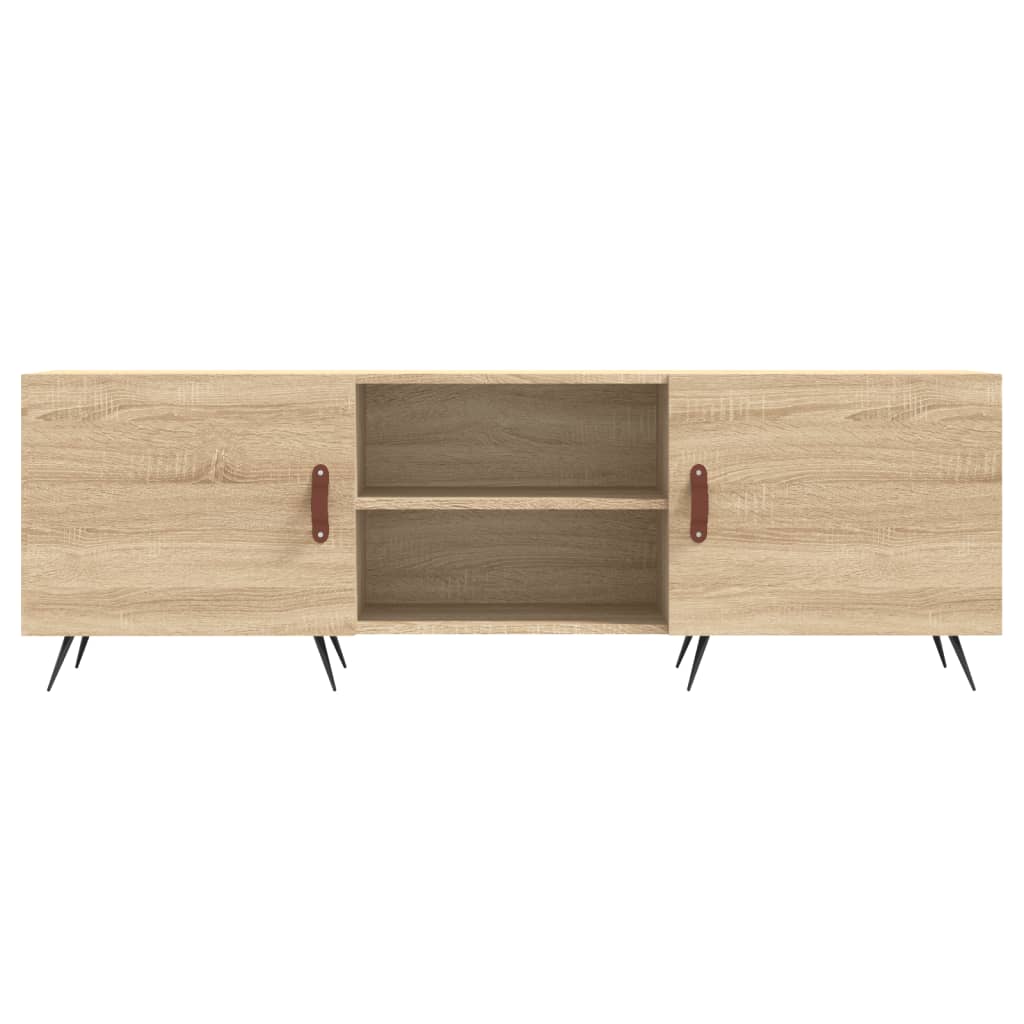 Tv-Meubel 150X30X50 Cm Bewerkt Hout Kleurig Sonoma eiken