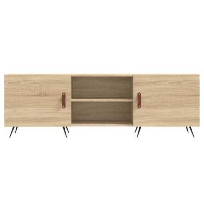 Tv-Meubel 150X30X50 Cm Bewerkt Hout Kleurig Sonoma eiken