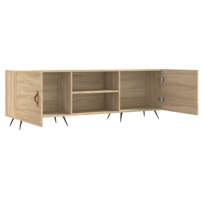 Tv-Meubel 150X30X50 Cm Bewerkt Hout Kleurig Sonoma eiken