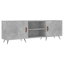 Tv-Meubel 150X30X50 Cm Bewerkt Hout Betongrijs