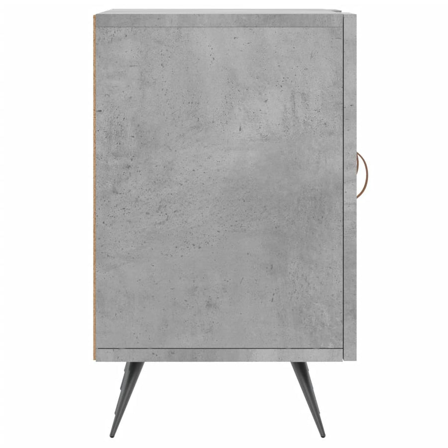 Tv-Meubel 150X30X50 Cm Bewerkt Hout Betongrijs