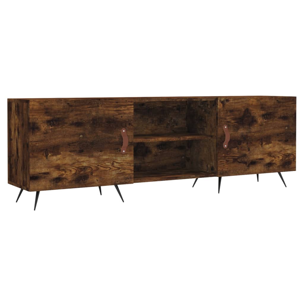 Tv-Meubel 150X30X50 Cm Bewerkt Hout Kleurig Gerookt eiken