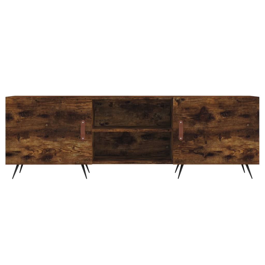 Tv-Meubel 150X30X50 Cm Bewerkt Hout Kleurig Gerookt eiken