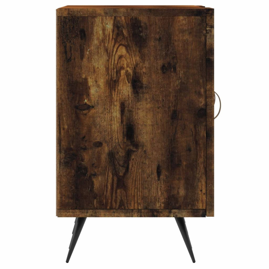 Tv-Meubel 150X30X50 Cm Bewerkt Hout Kleurig Gerookt eiken