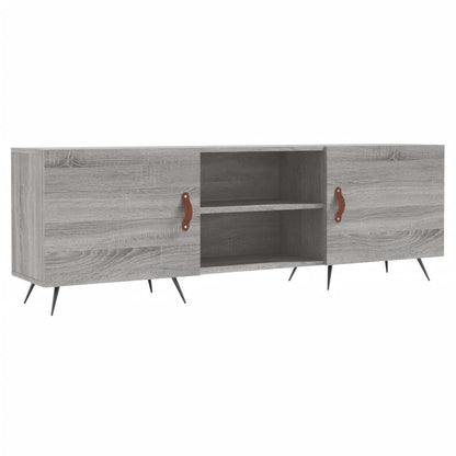 Tv-Meubel 50X30X50 Cm Bewerkt Hout Eikenkleurig Grijs sonoma
